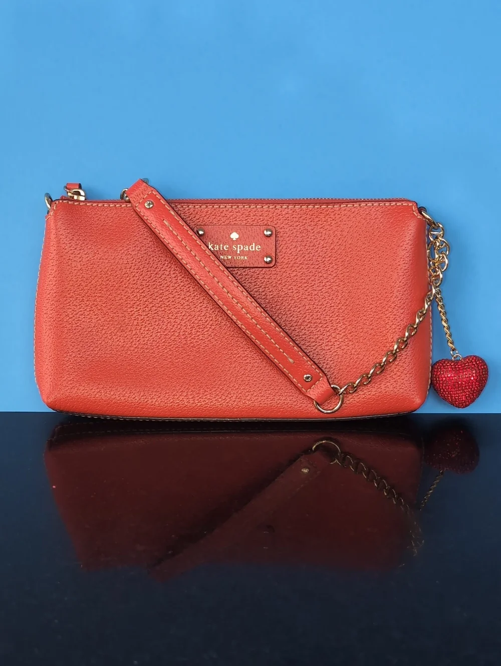 kate spade New York Coral Crossbody Wristlet Size 10.5+6+1